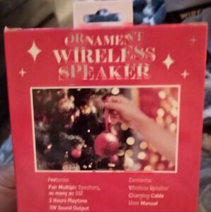 Ornament Wireless Speaker in Red